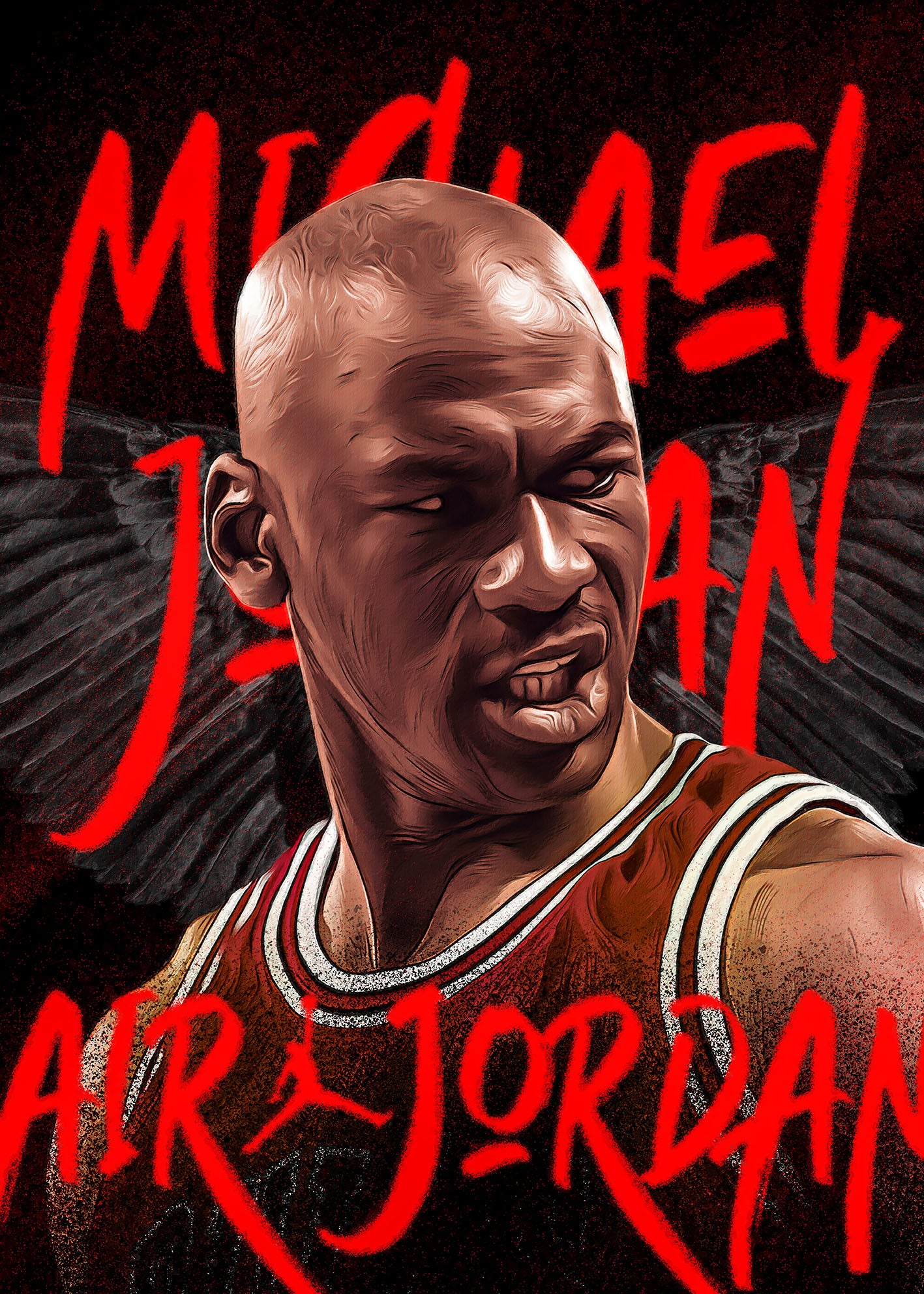 POP ART - Michael Jordan Veggspjald 002